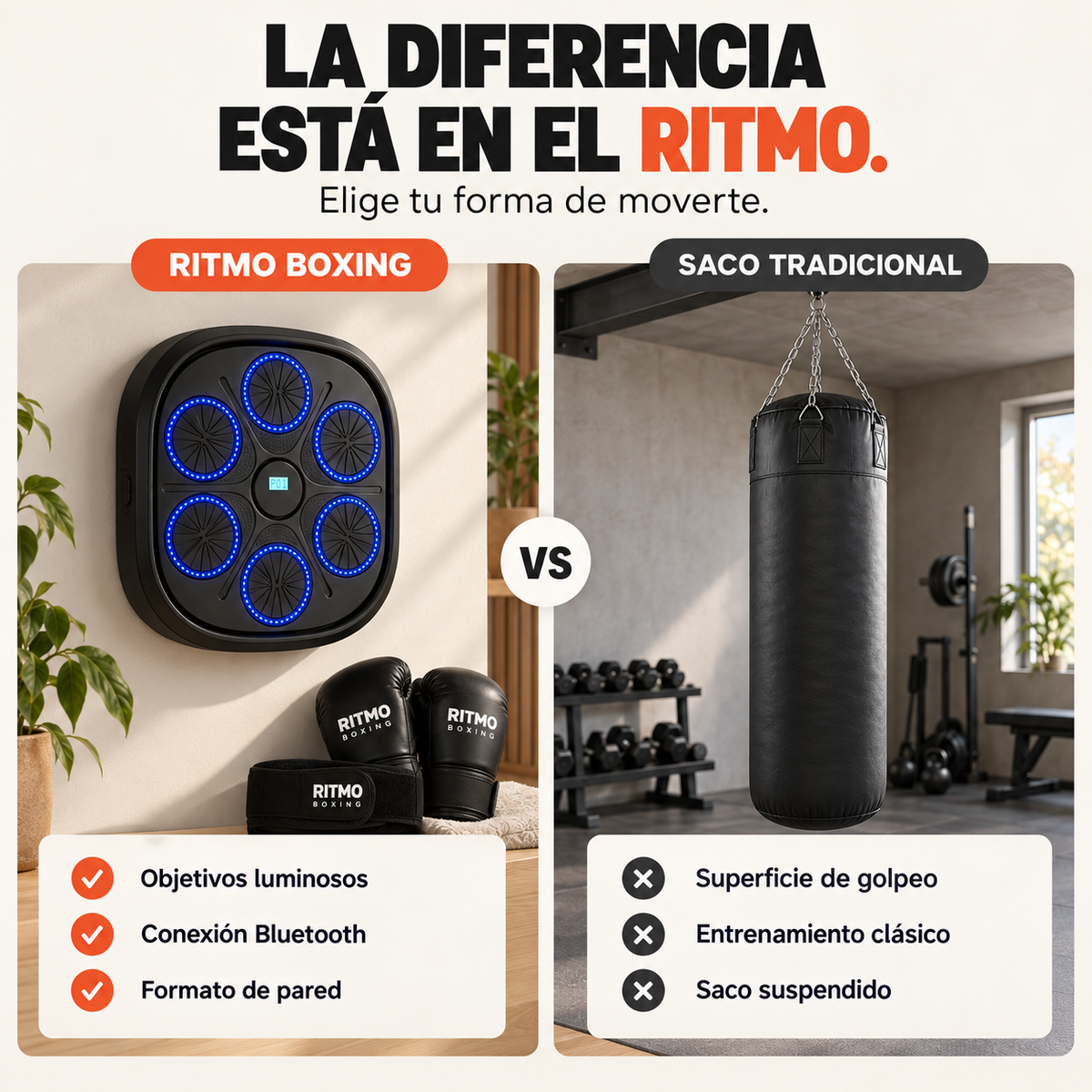 Máquina de boxeo RITMO